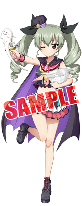 画像ギャラリー No.008のサムネイル画像 / 「ガルパン 戦車道大作戦！」ハロウィン衣装の生徒が登場する期間限定ガチャが実装