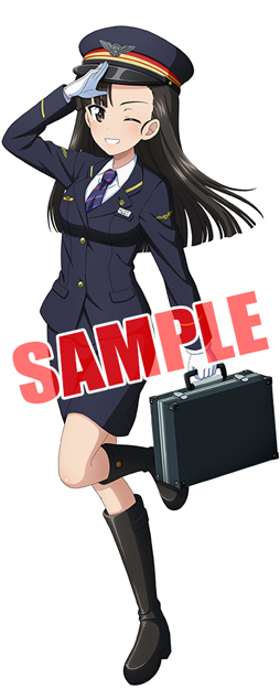 画像ギャラリー No.005のサムネイル画像 / 「ガールズ＆パンツァー 戦車道大作戦！」と鹿島臨海鉄道のコラボが決定