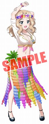 画像ギャラリー No.008のサムネイル画像 / 「ガールズ＆パンツァー 戦車道大作戦！」，フラワー道衣装の生徒登場