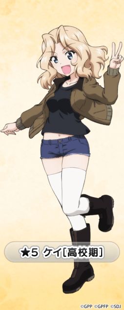 画像ギャラリー No.003のサムネイル画像 / 「ガールズ＆パンツァー 戦車道大作戦！」にアニメ10周年記念イラストのケイが登場