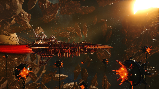 画像ギャラリー No.002のサムネイル画像 / 巨大戦艦の迫力ある攻防が楽しめる「Battlefleet Gothic: Armada」のローンチトレイラーが公開