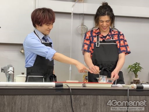 画像ギャラリー No.009のサムネイル画像 / 「あんスタ！！」CAFE CINNAMON ニキズキッチン第3回収録現場の潜入レポート。山口智広さん＆神永圭佑さんが冷や麦作りにちゃれんじ！