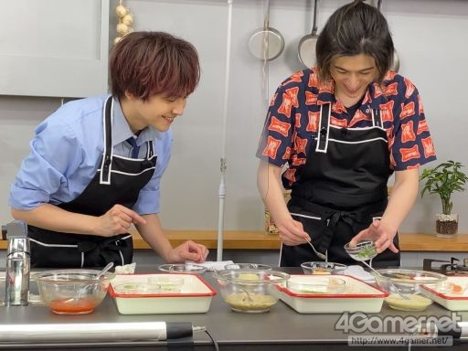 画像ギャラリー No.013のサムネイル画像 / 「あんスタ！！」CAFE CINNAMON ニキズキッチン第3回収録現場の潜入レポート。山口智広さん＆神永圭佑さんが冷や麦作りにちゃれんじ！