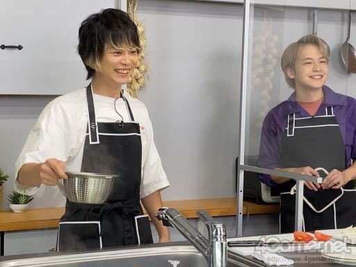 画像ギャラリー No.005のサムネイル画像 / 「あんスタ！！」CAFE CINNAMON ニキズキッチン第6回収録現場に潜入レポート。山口智広さん＆伊藤マサミさんがグラタンを作る！