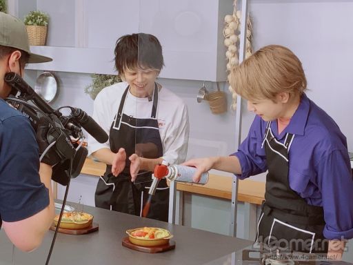 画像ギャラリー No.010のサムネイル画像 / 「あんスタ！！」CAFE CINNAMON ニキズキッチン第6回収録現場に潜入レポート。山口智広さん＆伊藤マサミさんがグラタンを作る！