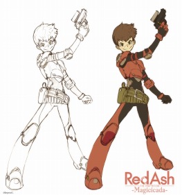 画像ギャラリー No.001のサムネイル画像 / 稲船敬二氏の新プロジェクト「RED ASH」，アニメ版の新ビジュアルを公開。主人公ベック役を梶 裕貴さんが担当