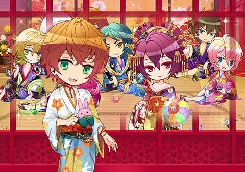 画像ギャラリー No.001のサムネイル画像 / BLゲーム「ケモ彼！」，花魁姿の彼らが登場するイベントを開催中