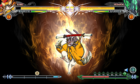 画像ギャラリー No.014のサムネイル画像 / アーケード版「BLAZBLUE CENTRALFICTION」のVer.2.0が本日より稼働。獣兵衛参戦に店舗間対戦対応，バトルバランスの変更も