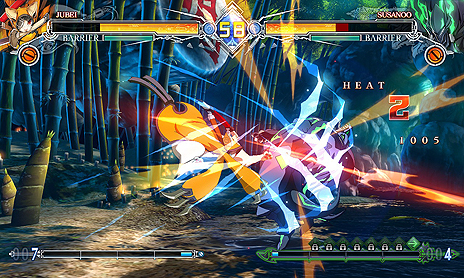 画像ギャラリー No.016のサムネイル画像 / アーケード版「BLAZBLUE CENTRALFICTION」のVer.2.0が本日より稼働。獣兵衛参戦に店舗間対戦対応，バトルバランスの変更も