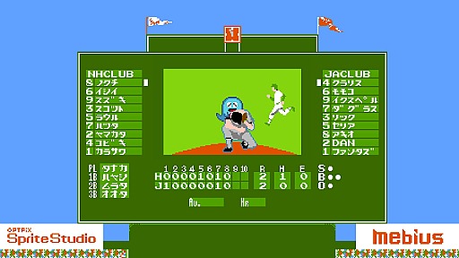 画像ギャラリー No.005のサムネイル画像 / 「燃えろ!!プロ野球2016」開発スタッフに聞く，ジャレコゲームのキャラクターをあえてファミコン画質で蘇らせた理由
