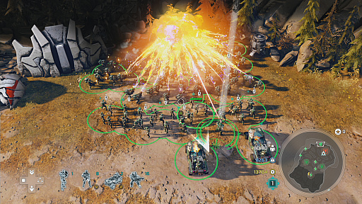 画像ギャラリー No.011のサムネイル画像 / 「Halo」の世界観を使ったRTS「Halo Wars 2」のプレイレポート。内政がカードゲームになった新モード「ブリッツ」など，ユニークな仕掛けが満載
