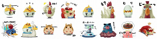 画像ギャラリー No.002のサムネイル画像 / 「ゴロンディア」，LINEスタンプ“うざぴよ”が配信開始