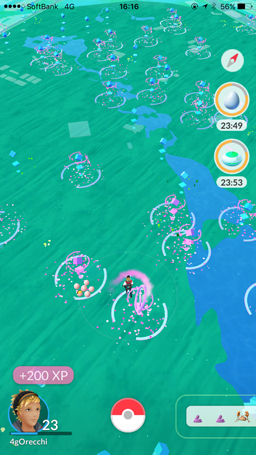 画像ギャラリー No.043のサムネイル画像 / 「Pokémon GO」ジムバトルはどう戦う？　ジムの攻め方，守り方を基本から解説。ポケモンの巣の“今”も調査してきた