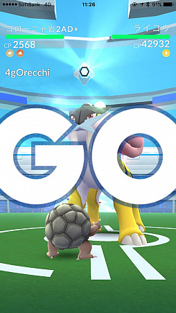 画像ギャラリー No.007のサムネイル画像 / 「Pokémon GO」，ライコウが日本に襲来！　対策ポケモンはサイドン，ゴローニャ，ドンファンなどが人気？