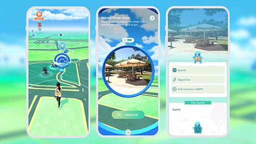 画像ギャラリー No.001のサムネイル画像 / 「ポケモンGO」，ほかのトレーナーとポケモンを見せ合える「ポケストップおひろめ」を実装。大きさを競って報酬をもらおう