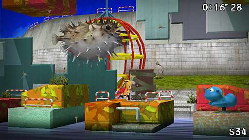 画像ギャラリー No.004のサムネイル画像 / Steam版「さよなら 海腹川背」が正式発表。PS Vita“ちらり”をベースにSteamの各種機能に対応し，10月6日配信開始
