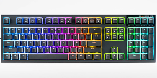 画像ギャラリー No.004のサムネイル画像 / 「REALFORCE RGB」レビュー。世界初，「キー入力がオンになる深さを変更できる機能」付きのゲーマー向け静電容量式キーボードは買いなのか