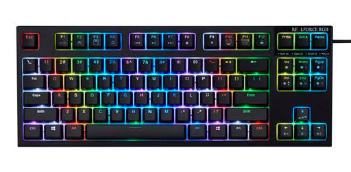 画像ギャラリー No.002のサムネイル画像 / 10キーレスタイプのゲーマー向けREALFORCE，ついに登場。「REALFORCE RGB TKL」が2018年12月に発売