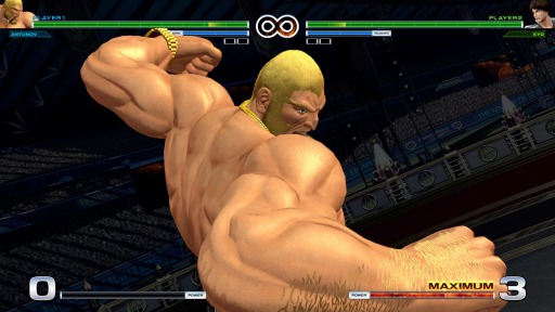 画像ギャラリー No.002のサムネイル画像 / 「THE KING OF FIGHTERS XIV」のチーム紹介トレイラー第17弾「アントノフ」が公開。鍛え上げた体が武器のパワフルなボスキャラクター