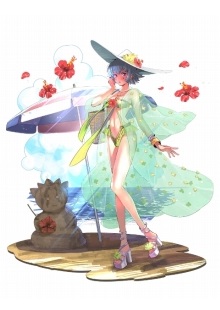 画像ギャラリー No.011のサムネイル画像 / 「.hack//New World」イベント「炎天過熱！騒宴のぴろし3」が開催。水着衣装もガチャに登場