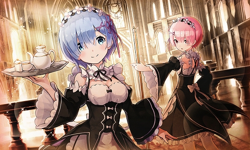 画像ギャラリー No.007のサムネイル画像 / 「誰ガ為のアルケミスト」，TVアニメ“Re: ゼロから始める異世界生活”とのコラボに新ユニットのラムとレムが登場