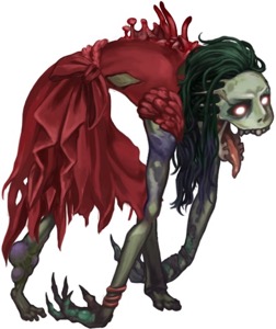 画像ギャラリー No.011のサムネイル画像 / グリーのスマホ向け新作RPG「追憶の青」発表会に，中島美嘉さんがゾンビになって登場。開発陣によるトークも行われたイベントをレポート