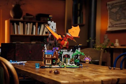 画像ギャラリー No.004のサムネイル画像 / レゴの新セット「ダンジョンズ＆ドラゴンズ：レッド・ドラゴンの伝説」が4月4日発売へ。オリジナルのD＆D用コラボアドベンチャーも登場