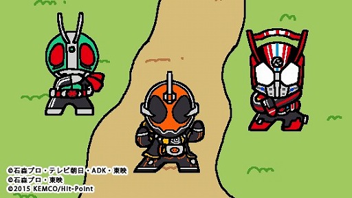 画像ギャラリー No.002のサムネイル画像 / 「仮面ライダーあつめ」が2016年1月に配信開始予定。人気アプリ「ねこあつめ」のシステムをベースに，ライダーのコレクションを楽しめる