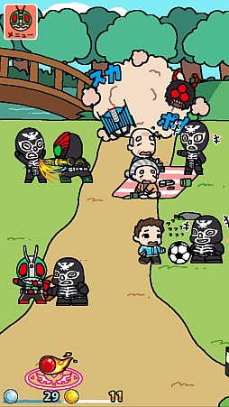 画像ギャラリー No.008のサムネイル画像 / ねこの次は仮面ライダー!? 放置型ゲーム「仮面ライダーあつめ」を紹介する「（ほぼ）日刊スマホゲーム通信」第1094回