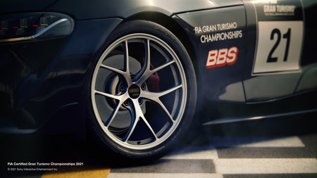 画像ギャラリー No.001のサムネイル画像 / BBSジャパンが「グランツーリスモSPORT」“FIA GT チャンピオンシップ2021年シリーズ”の公式パートナー契約を締結