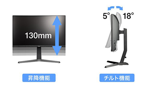 画像ギャラリー No.006のサムネイル画像 / iiyama，165Hz表示対応の27インチフルHD湾曲型ディスプレイを発売