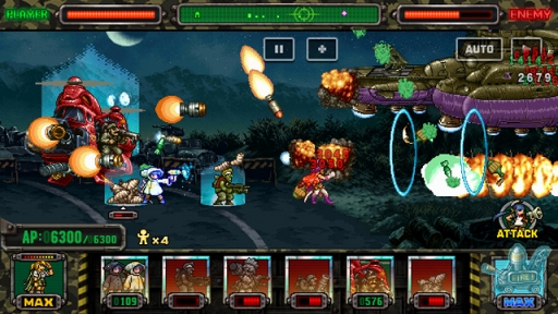画像ギャラリー No.002のサムネイル画像 / 「METAL SLUG ATTACK」，双子の人工火星人“シロ＆クロ”が巨大戦艦に挑むイベントを開催