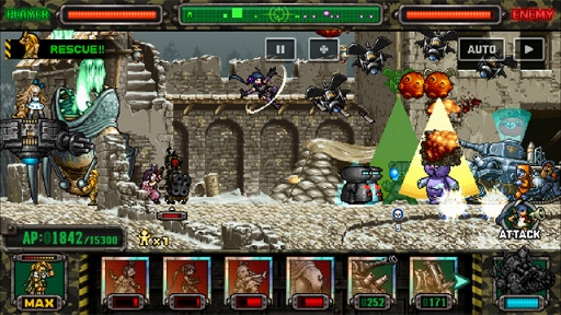 画像ギャラリー No.002のサムネイル画像 / 「METAL SLUG ATTACK」，発明家「エマ」がAI兵器による無人部隊に挑むイベントを開催