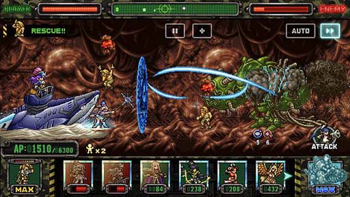 画像ギャラリー No.002のサムネイル画像 / 「METAL SLUG ATTACK」，イベント“SPACE MONSTER”に宇宙怪獣ヴァイウォームが登場