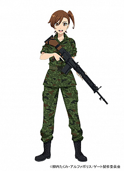 画像ギャラリー No.004のサムネイル画像 / 自衛隊と陸自娘が出会う。「りっく☆じあ〜す」，アニメ「GATE 自衛隊 彼の地にて、斯く戦えり」コラボが本日開始