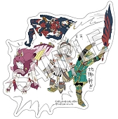 画像ギャラリー No.010のサムネイル画像 / カプコンｘB-SIDE LABELのコラボステッカー第4弾が9月29日に発売