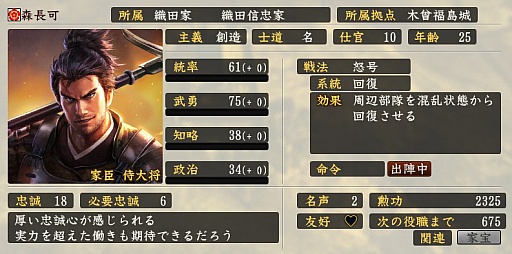 画像ギャラリー No.021のサムネイル画像 / 「黙れ小童！」の室賀正武，“ナレ死”した穴山梅雪らの実力やいかに？　大河ドラマ「真田丸」の登場人物を「信長の野望・創造 戦国立志伝」のパラメータで紹介