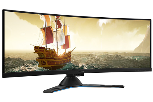 画像ギャラリー No.007のサムネイル画像 / Lenovo，43.4インチ3840×1200ドットの144Hz駆動モデルなどゲーマー向けディスプレイ2製品を発表。RTX 20搭載ゲーマー向けノートPCも