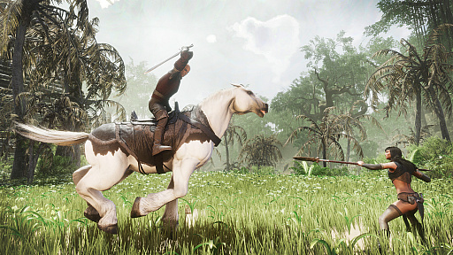 画像ギャラリー No.002のサムネイル画像 / 「Conan Exiles」，無料アップデートで「馬」を実装。騎乗がさらに楽しくなるDLCも合わせてリリース