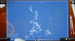 画像ギャラリー No.004のサムネイル画像 / 図形を回転させるパズル「Blueprint 3D」auスマートパスで配信開始