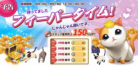 画像ギャラリー No.006のサムネイル画像 / 「マイにゃんカフェ」，ガチャイベント“コスチューム祭り”を開催