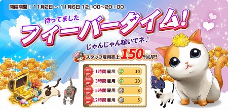 画像ギャラリー No.007のサムネイル画像 / 「マイにゃんカフェ」，ガチャイベント“ネコマツリ”第20弾が開催