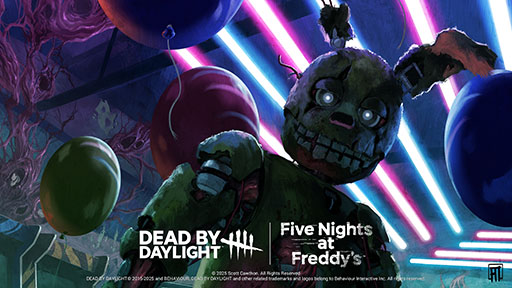 画像ギャラリー No.001のサムネイル画像 / スプリングトラップが新キラーとして参戦。「Dead by Daylight」×「FNaF」コラボチャプターのパブリックテストビルドがSteamで公開に