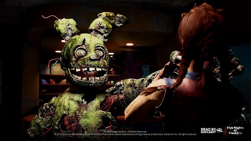 画像ギャラリー No.001のサムネイル画像 / 「Dead by Daylight」，「Five Nights at Freddy's」コラボチャプターを本日リリース。スプリングトラップが新キラーとして参戦