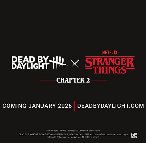 画像ギャラリー No.002のサムネイル画像 / 「Dead by Daylight」，「ストレンジャー・シングス 未知の世界」と再びコラボ。 Chapter2を2026年1月に配信