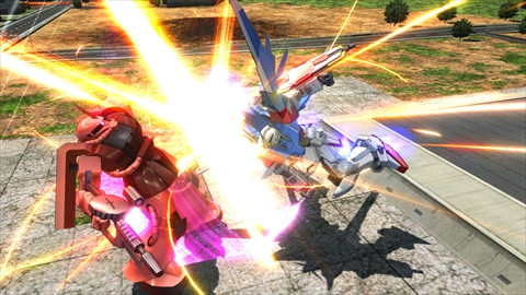 画像ギャラリー No.017のサムネイル画像 / AC「機動戦士ガンダムEXVS.MB ON」，2月20日の新参戦機体「ビルドストライクガンダムFP」の攻撃アクションと次回オンラインイベント杯を紹介