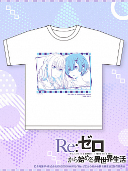 画像ギャラリー No.002のサムネイル画像 / 「トレバ」にTVアニメ“リゼロ”のエミリア＆レムのTシャツが3月19日より登場