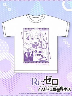 画像ギャラリー No.003のサムネイル画像 / 「トレバ」にTVアニメ“リゼロ”のエミリア＆レムのTシャツが3月19日より登場