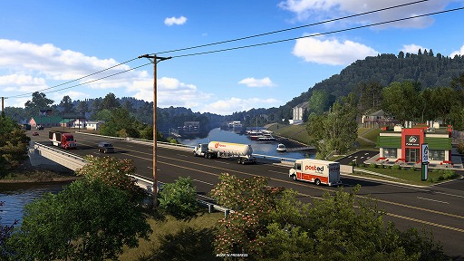 画像ギャラリー No.004のサムネイル画像 / 「American Truck Simulator」，自然豊かな地域“アーカンソー州”を楽しめるDLC「Arkansas」を9月17日に配信決定