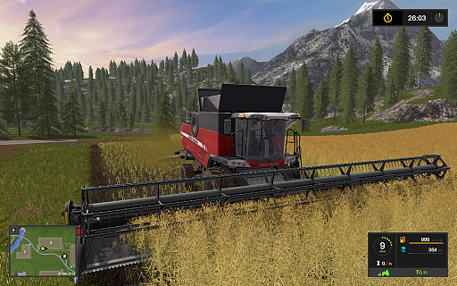 画像ギャラリー No.001のサムネイル画像 / 「Farming Simulator 17」のプレイレポート。忠実に再現された農業や酪農，そして林業を心ゆくまで体験。もちろん，カッコイイ農業機械も乗り回せるのだ